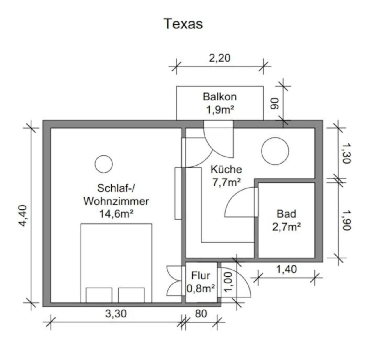 Appartement Little Hawaii & Texas à Bad Wildungen Extérieur photo