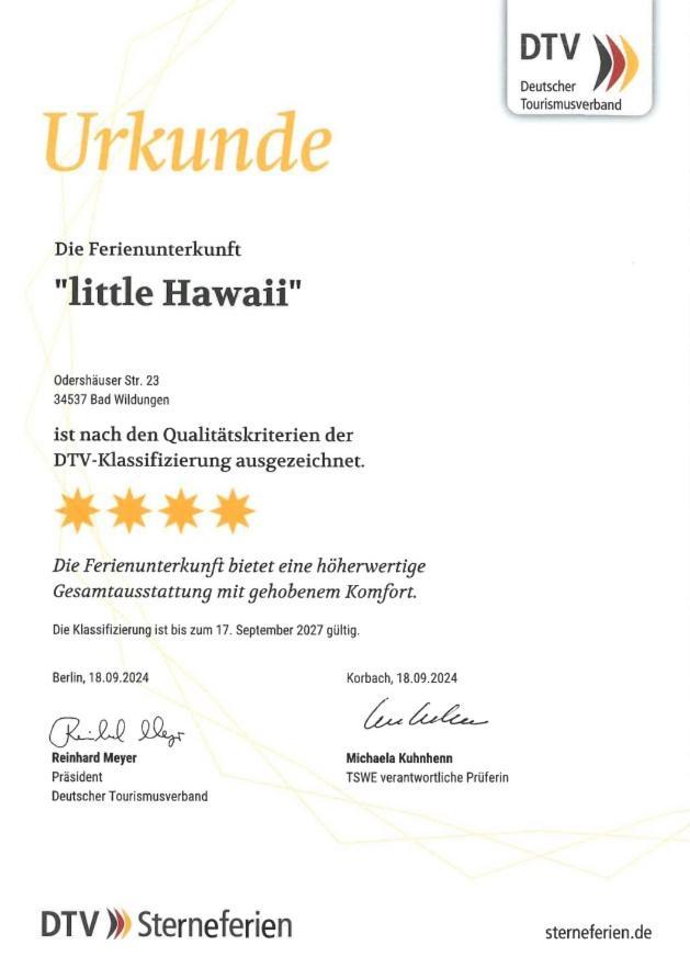 Appartement Little Hawaii & Texas à Bad Wildungen Extérieur photo